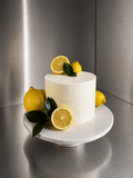 Lemon Cream Layer Cake (Swiss Meringue Buttercream)