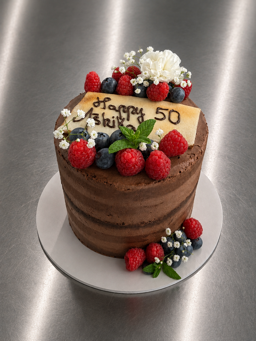 Chocolate Naked Cake (Mascarpone Chantilly)